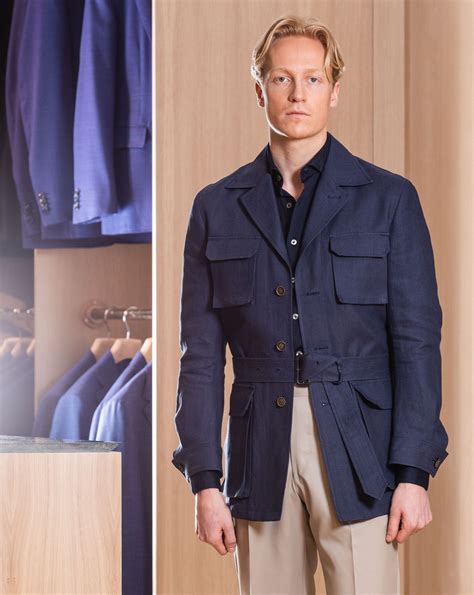 Linen Safari Jacket