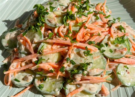Carrot Cucumber Salad - Crisp and Fresh Recipe