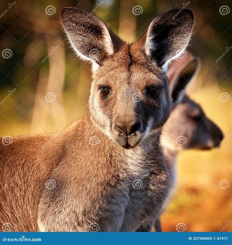 Kangaroos Mammal Animals, AI Generated Stock Illustration - Illustration of australian, green ...