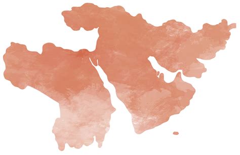 Middle East Map Blank With Rivers Printable