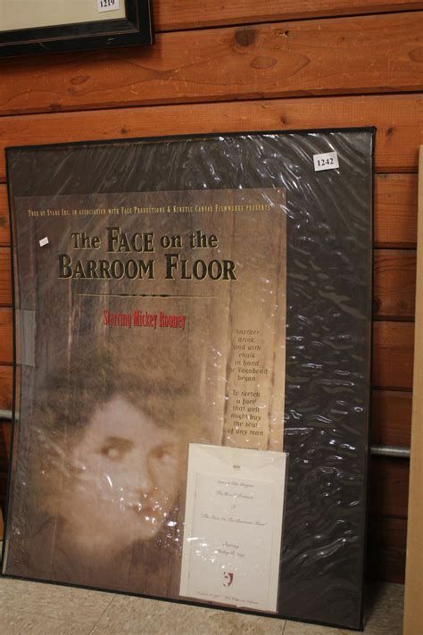 Lot - POSTER: THE FACE ON THE BARROOM FLOOR, A FILM STAR