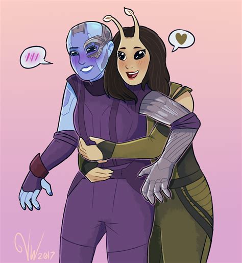 mantis x nebula by C-H-I-Z-U | Marvel art, Marvel, Marvel comic universe