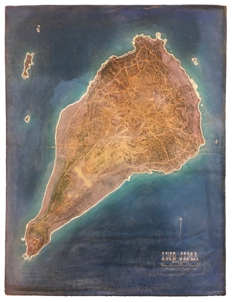 Iwo Jima Map Battle Of Iwo Jima Iwo Jima Wwii Maps