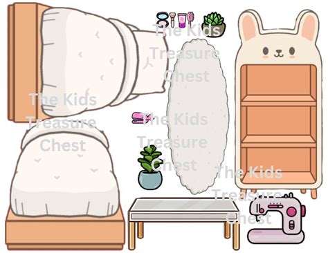 Toca Boca Paper Doll House Printable Pdf Free Download - Free Printable ...