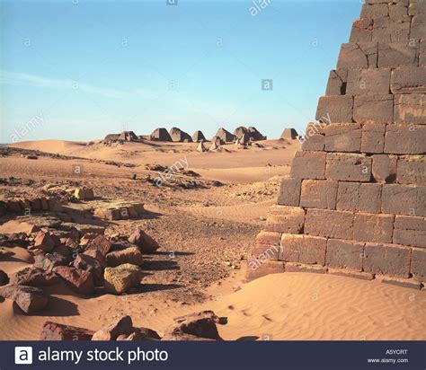 Meroe pyramids, Sudan Stock Photo - Alamy