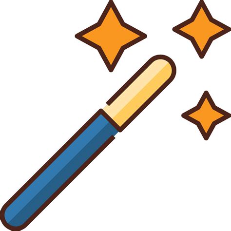 Magic wand clip art 50121289 Vector Art at Vecteezy