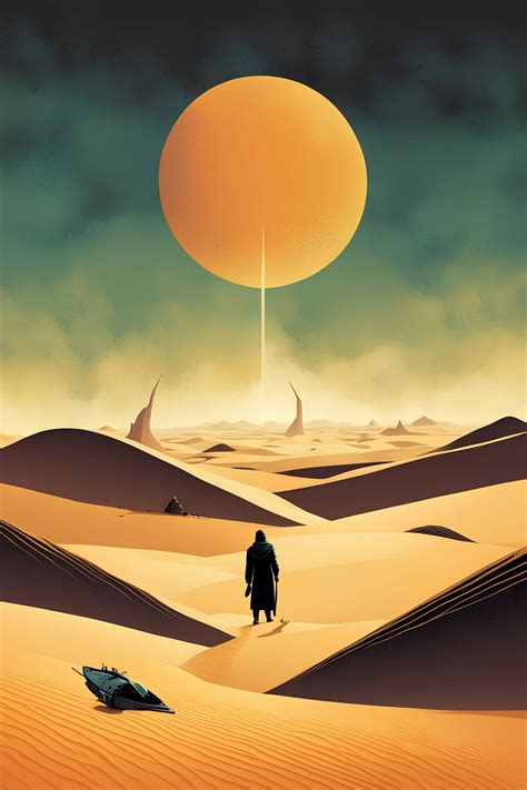 "text: "DUNE" book cover art by text: ..." | Gallery | Stablecog