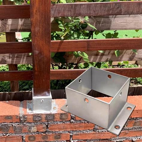 Post Column Base Wood To Concrete 8x8 7x7 6x6 5x5 4x4 3x3 2x2 Inch ...