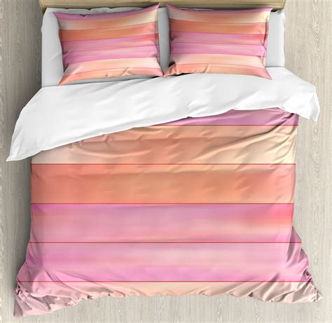 Orange Pink Duvet