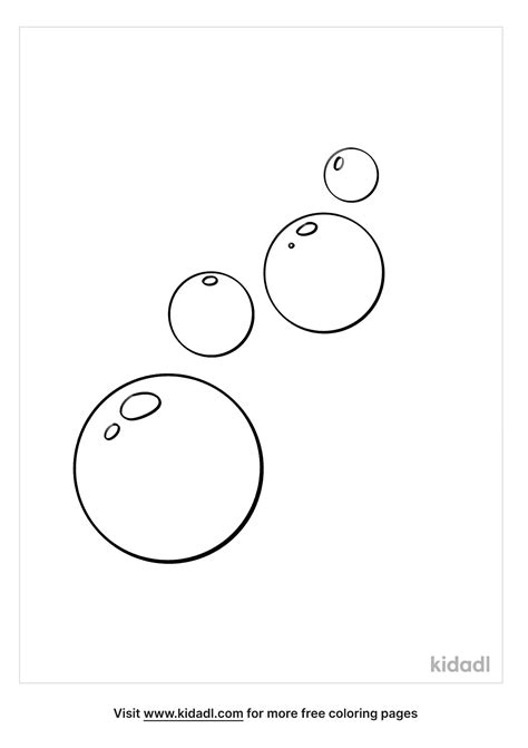 Bubble Coloring Page Bubble Coloring Pages Printable