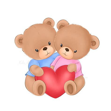 Clipart Of Bears Hugging