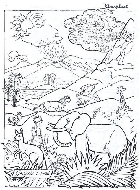 21+ Creation Coloring Pages | Color Info