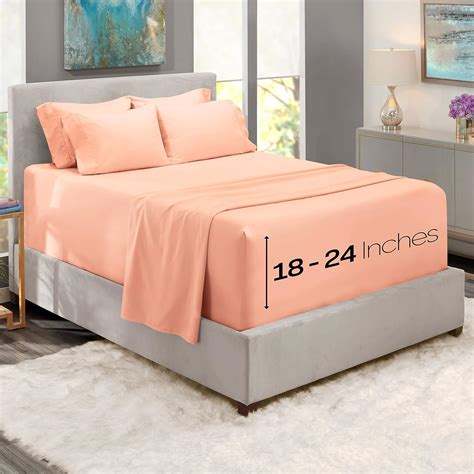 Amazon.com: Nestl Extra Deep Pocket Split King Sheet Set - 7 PC Soft ...