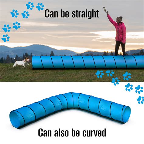 Snapklik.com : Dog Tunnel, Dog Agility Tunnel, Agility Equipment, Puppy Obstacle Course, Pet ...