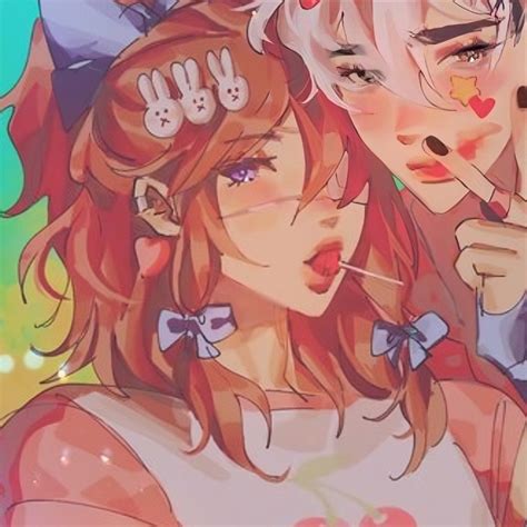 Pin by rrrampo. on matching icon | Cherry crush, Really cool drawings, Matching profile pictures