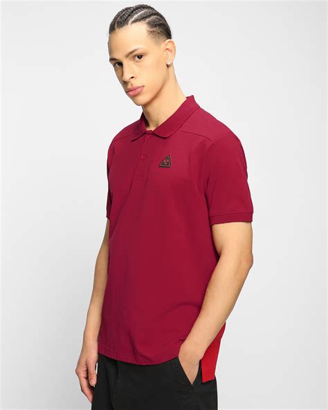 Buy Men's Red Polo T-shirt Online at Bewakoof
