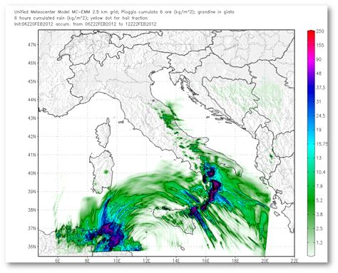 Allerta meteo Sicilia e Calabria: forte maltempo, piogge oltre i 200 mm