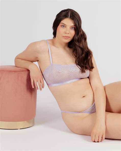 Amy Lilac Bandeau Bra