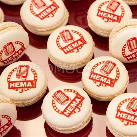 Макаруны с логотипом купить в Москве по цене 140 руб. | Promocake
