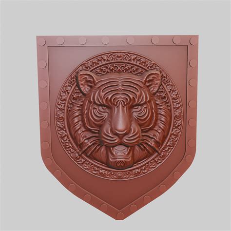 Файл 3D Tiger Animal Wall Tiger Animal Bust for CNC Router Laser & 3D ...