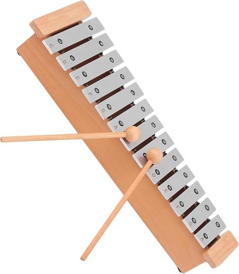 Amazon.com: 13 Note Glockenspiel Portable Aluminum Soundboard ...