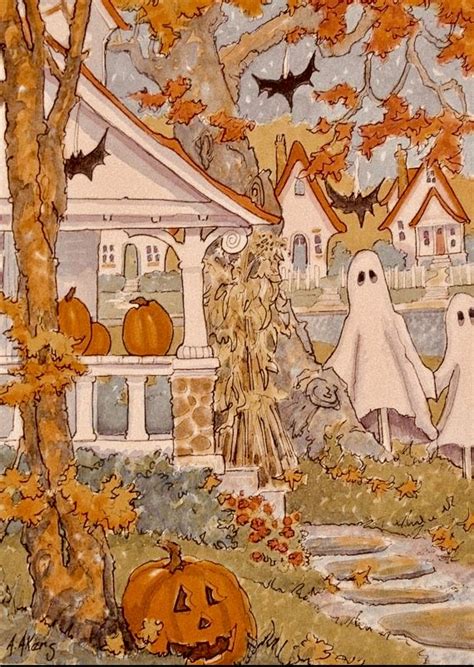 Pin by Natalie Graham Worrell on crafts in 2025 | Vintage halloween art ...