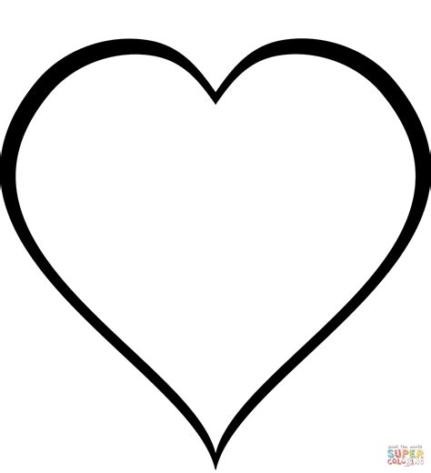 Heart Coloring Pages - Printable Art and Words