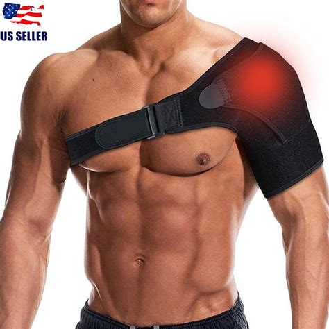 Shoulder Brace for Men Both Left and Right Arm Pain Relief Torn Rotator Cuff Compression Support ...
