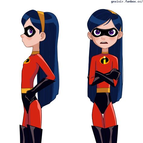 violet parr (the incredibles) drawn by gnsisir | Danbooru