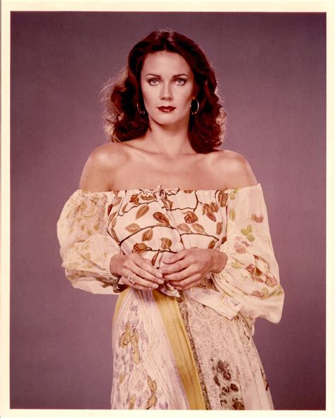 BR11 Rare TV Vtg Color Photo LYNDA CARTER Wonder Woman Beautiful ...