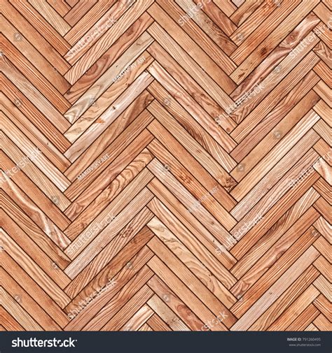 Seamless Texture Wood Parquet Herringbone Floor Stock Photo 791260495 ...