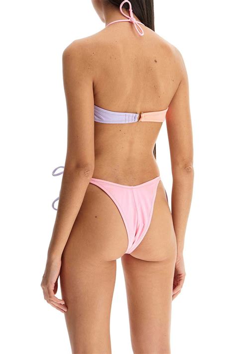 REINA OLGA penny color-block bikini set Multicolor Reina Olga