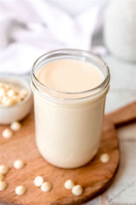 Homemade Starbucks White Chocolate Mocha Coffee Creamer