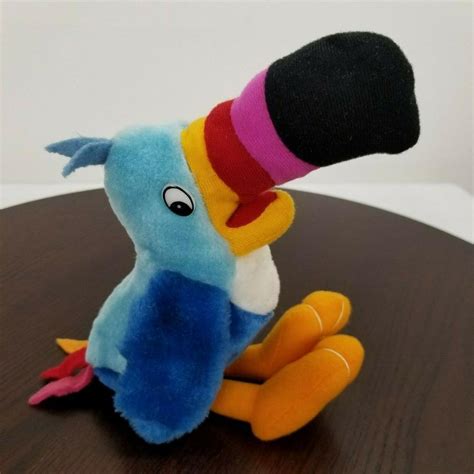 Kelloggs Froot Loops Cereal Toucan Sam Plush 10" Mascot Bird Vintage ...