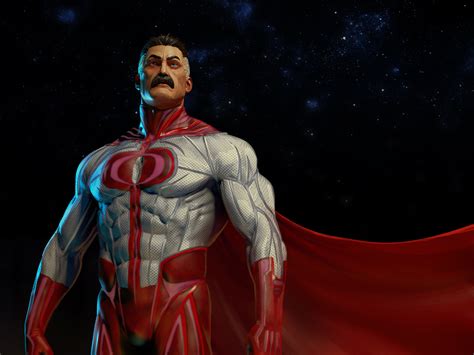 Omni-Man Invincible Art Wallpaper, HD Superheroes 4K Wallpapers, Images ...