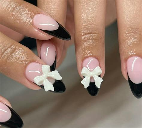 15 Ribbon & Bow Nail Art Ideas That Are Balletcore Perfection