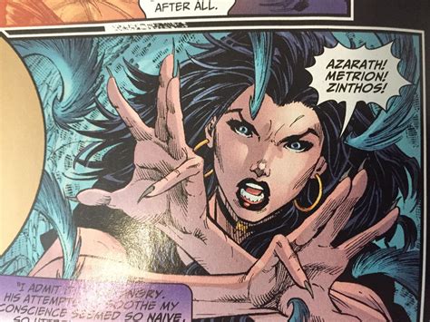 Raven has finally said, "Azarath. Metrion. Zinthos." in the DC Comics ...