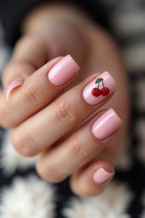 35 Insanely Beautiful Cherry Nails