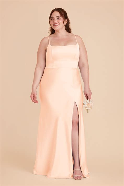 Peach Colour Bridesmaid Dresses