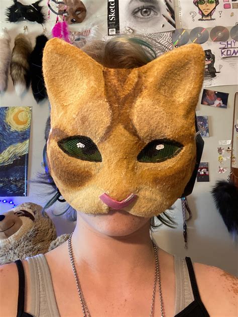Tabby Therian Cat Mask - Etsy
