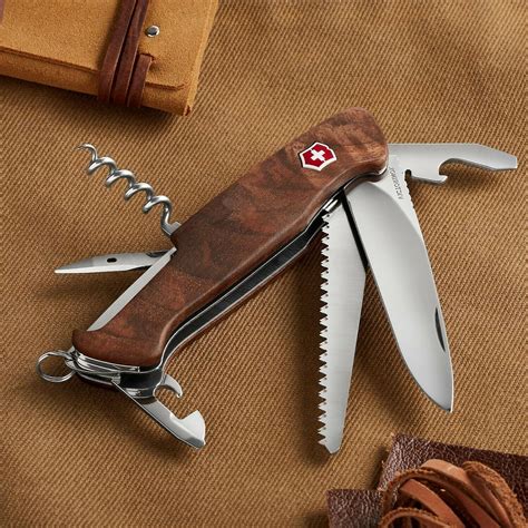 NEW VICTORINOX SWISS ARMY KNIFE RANGER WOOD 55