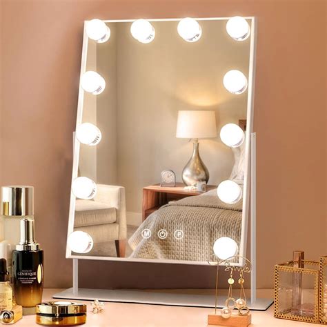 Amazon.com - Leishe Hollywood Vanity Mirror with Lights, Lighted Makeup ...