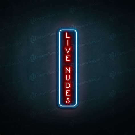 Live Nudes LED Neon Sign - Neon Vibes® - Neon Vibes® neon signs