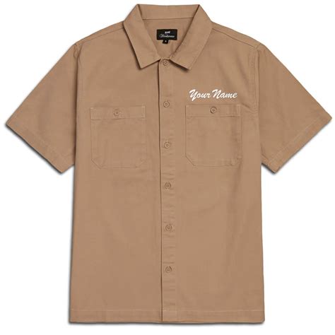 CCS Custom Embroidered Work Shirt - Khaki