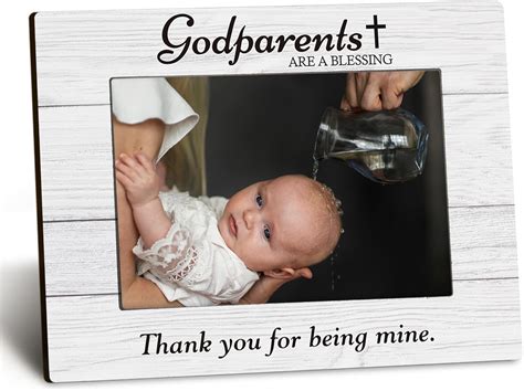 Amazon.com - DUXMNAMG Godparents 4x6 Picture Frame Gifts from Godchild ...