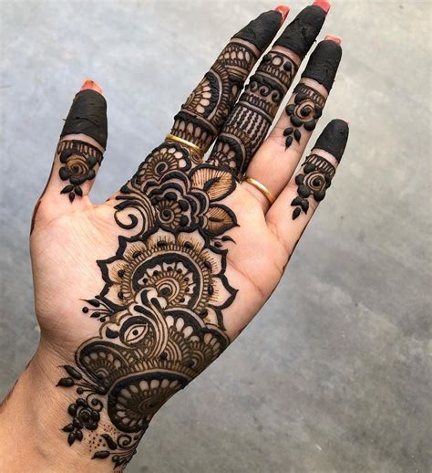 55+ Top palm mehndi design for all festivals of 2022 || Front hand ...