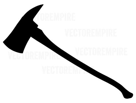 Axe SVG Firefighter Axe Vector Fire Department SVG Firemen Cricut File ...