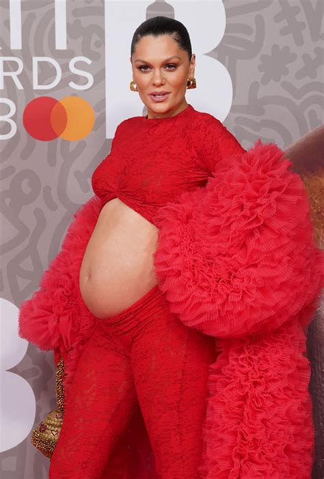 Pregnant JESSIE J at Brit Awards 2023 at O2 Arena in London 02/11/2023 ...