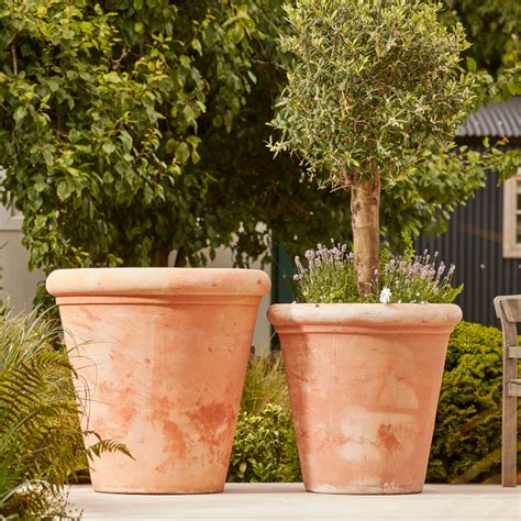 Large Terracotta Pots | The Clayton Planter Collection | Gardenesque