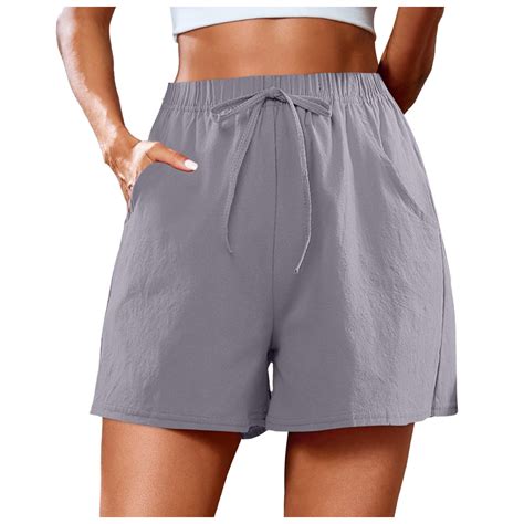 WNVMWI Womens Shorts Cargo Shorts for Women White Shorts Women Casual ...